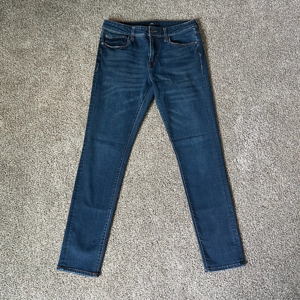 Men's Aero Super Skinny Blue Jeans